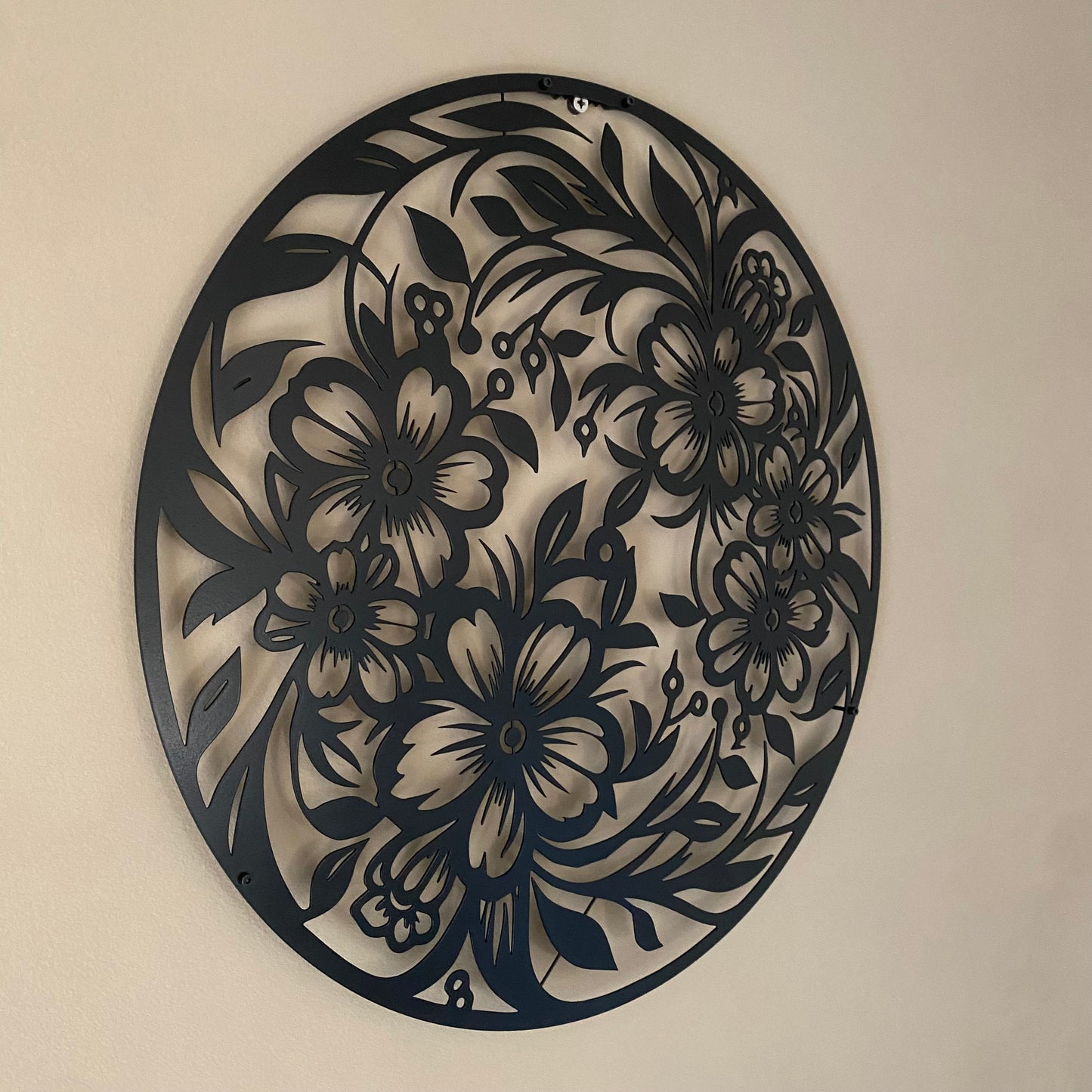 Bespoke Handmade Floral Metal Wall Décor