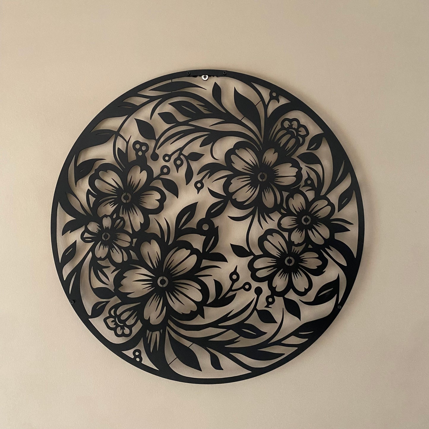 Bespoke Handmade Floral Metal Wall Décor