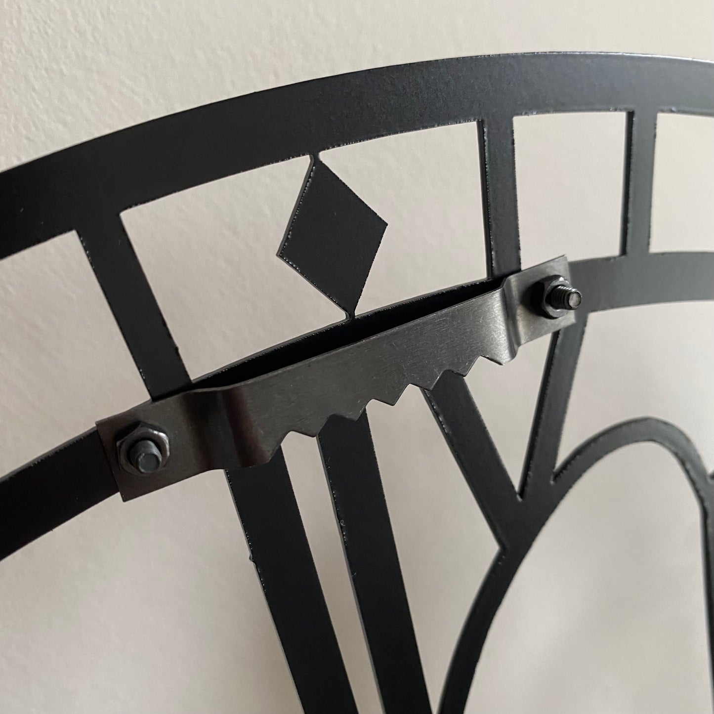 Bespoke Handmade Mickey and Minnie Mouse Metal Wall Clock