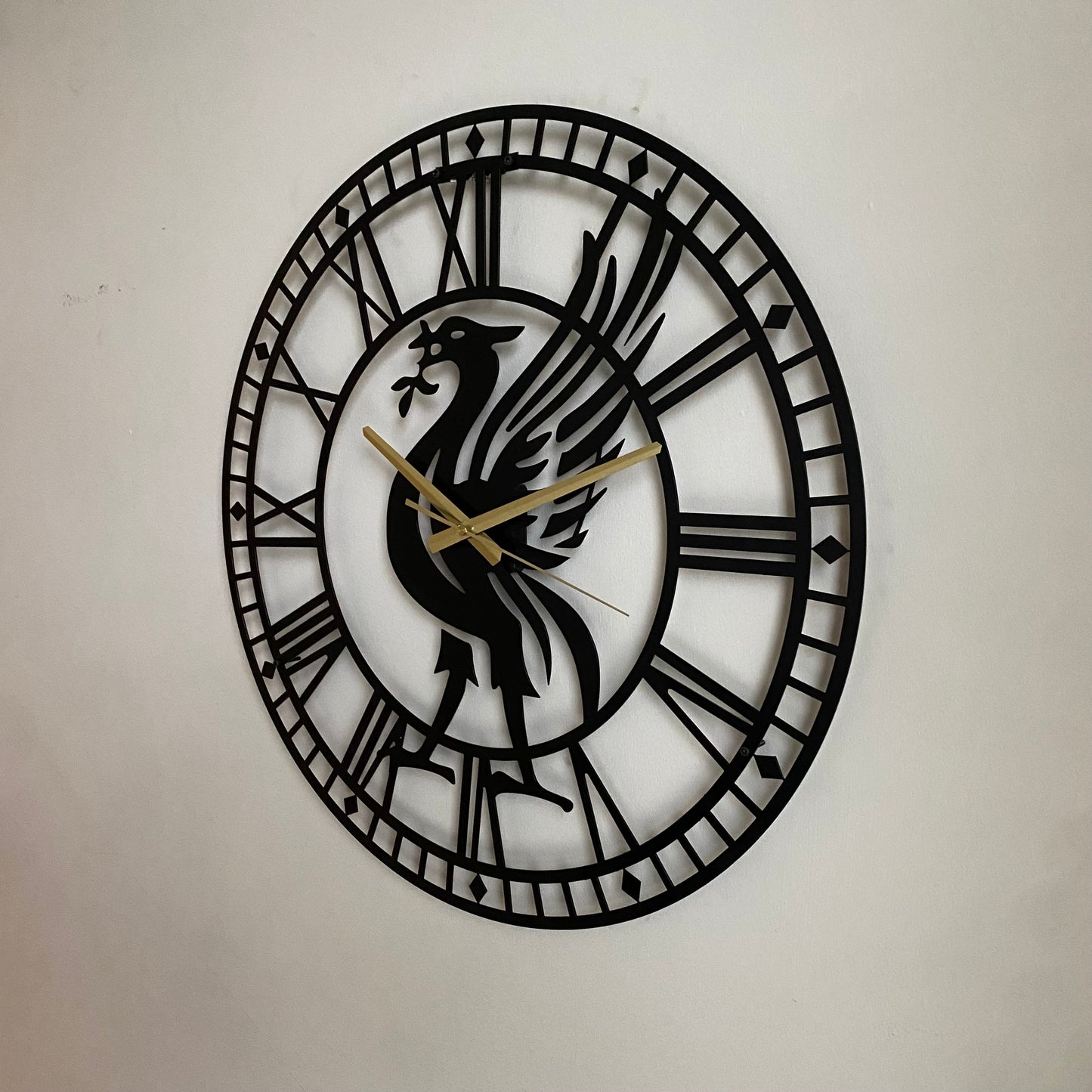 Bespoke Handmade Liverpool Metal Wall Clock